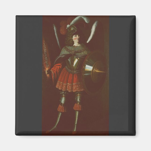 Ärkeängeln Mikael av Francisco de Zurbarán Magnet (Framsidan)