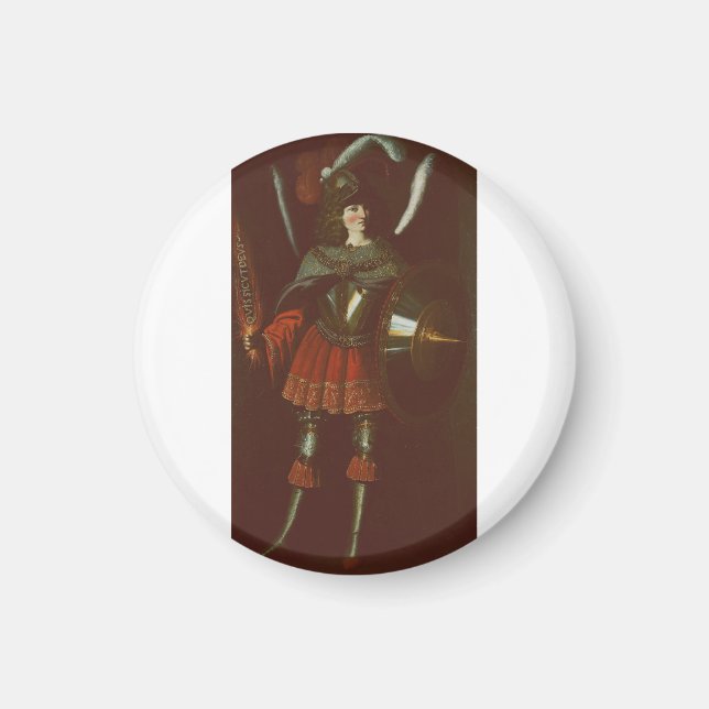 Ärkeängeln Mikael av Francisco de Zurbarán Magnet (Framsidan)