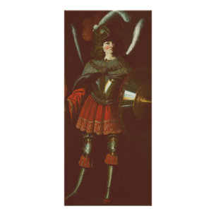 Ärkeängeln Mikael av Francisco de Zurbarán Reklamkort