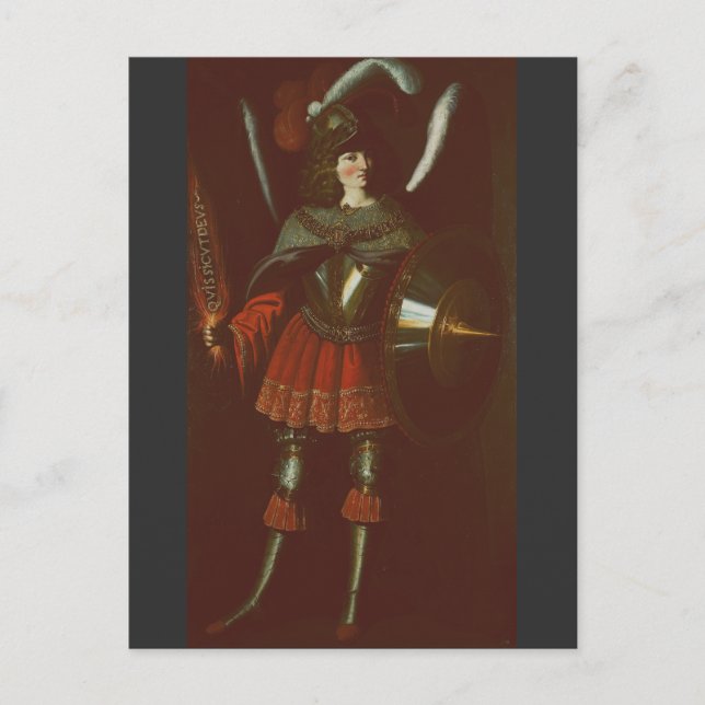 Ärkeängeln Mikael av Francisco de Zurbarán Vykort (Framsida)