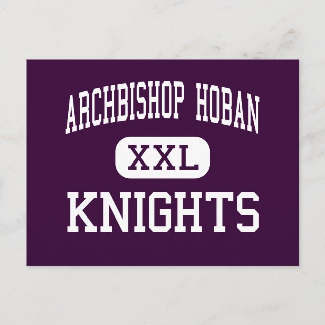 ärkebiskop Hoban - Knight - High - Akron Ohio Vykort (Framsida)