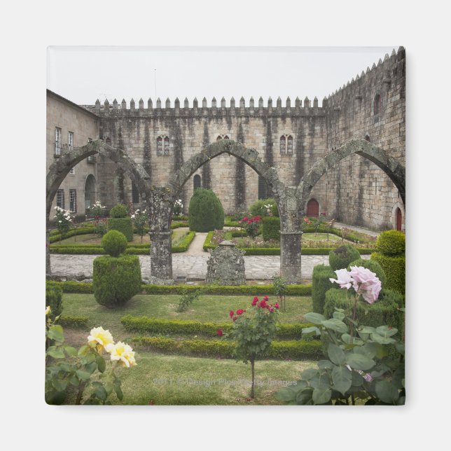 ärkebiskop Palace of Braga med Garden Magnet (Framsidan)