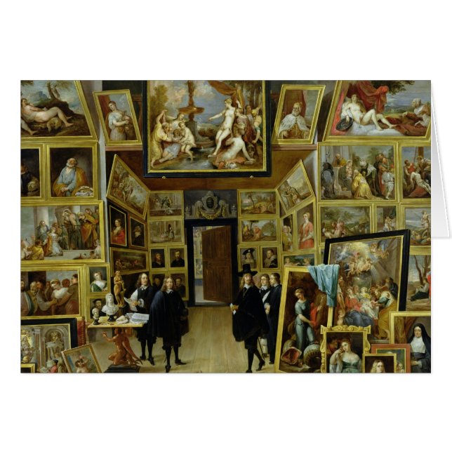 Ärkehertig Leopold Wilhelm Hälsningskort (Framsidan Horizontal)