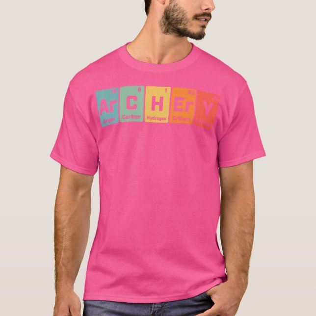 Arkekemi Periodiska Bord i Inslag Manar A T Shirt (Framsida)