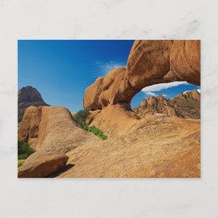 Arken i Spitzkoppe eller Spitzkuppe, arid. Vykort