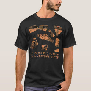 Arkeolog Ancient Grekiska Vas Fragment Historia T Shirt