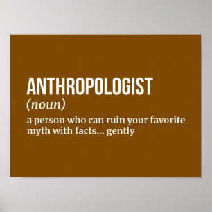 Arkeolog & Antropolog - Lönsam definition Poster