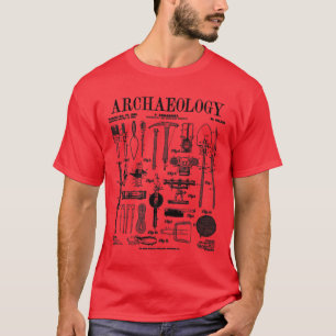 Arkeolog Archeology Student Fält Kit Vintag T Shirt