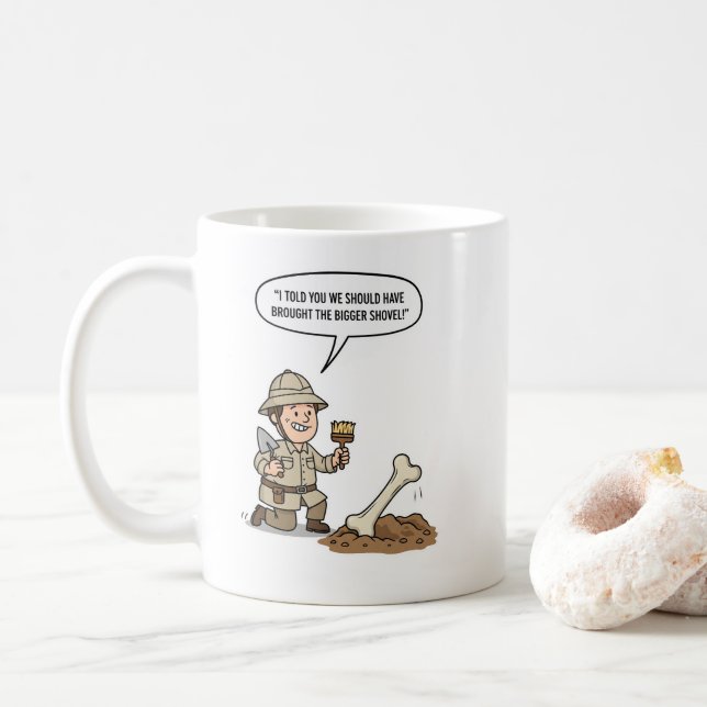 Arkeolog Utforskare Ande – Forntida Upptäckt  Kaffemugg (Med munk)