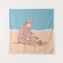 Arkeologen enkel enkelradig konst