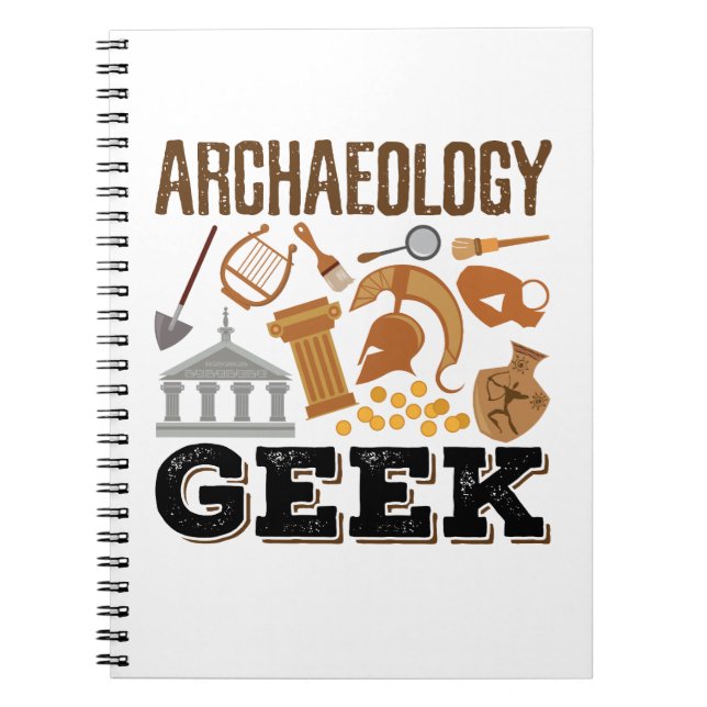 Arkeologi Geek Archeolog Student Älskare Anteckningsbok (Framsidan)