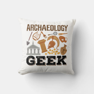 Arkeologi Geek Archeolog Student Älskare Kudde