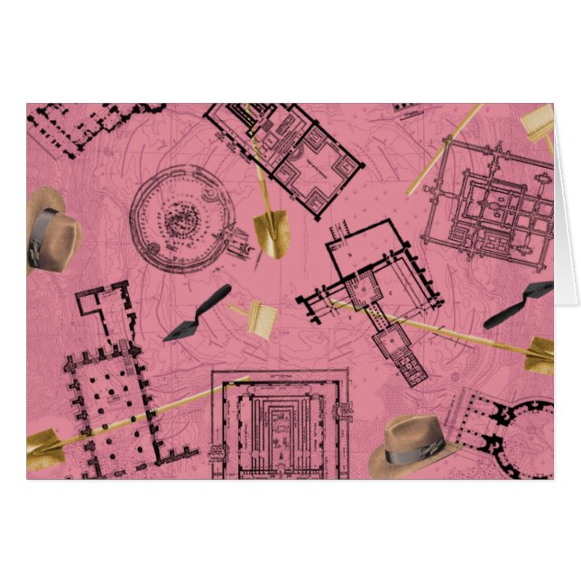 Arkeologi Hälsningskort (Framsidan Horizontal)