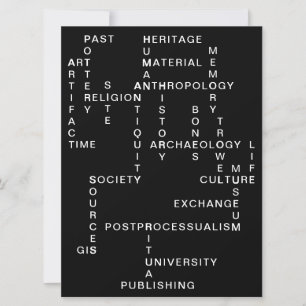 Arkeologi och antropologi Crossword Puzzle