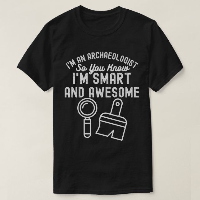 Arkeologi Sstickande, underlig arkeologi2 T Shirt (Design framsida)