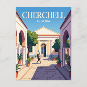 Arkeologiska museet, Cherchell Algeriet Vykort