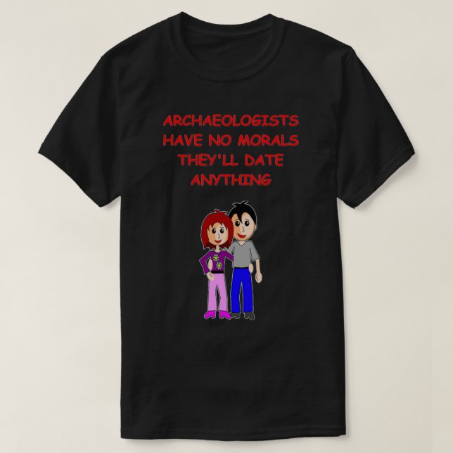Arkeologiskämt 14 t shirt (Design framsida)