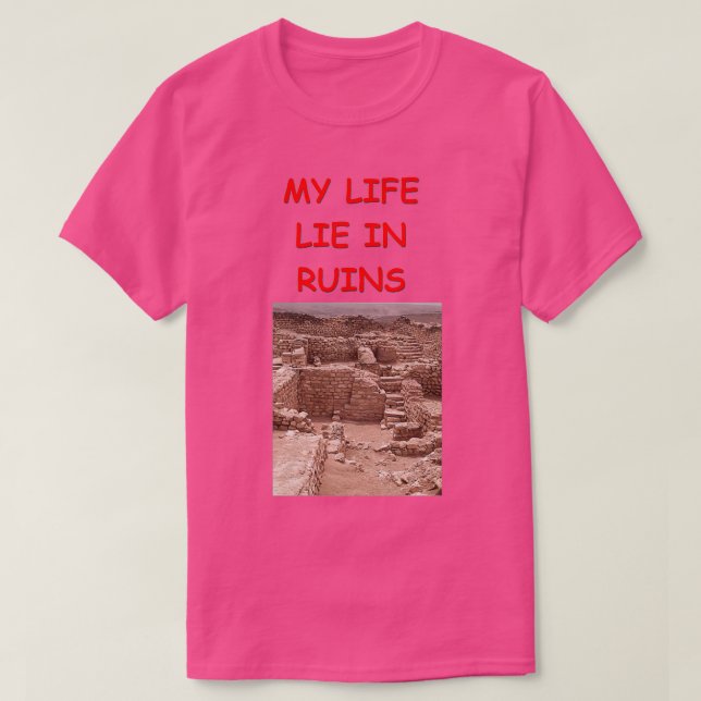 Arkeologiskämt 16 t shirt (Design framsida)