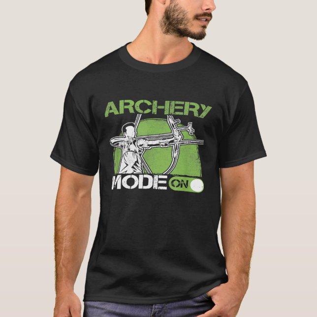 Arkeriet Fläkt Bow Shooting Sport Älskare T Shirt (Framsida)