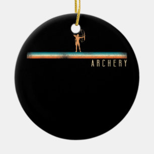Arkerifack Archer Retro-Vintage, sammansatt fält Julgransprydnad Keramik