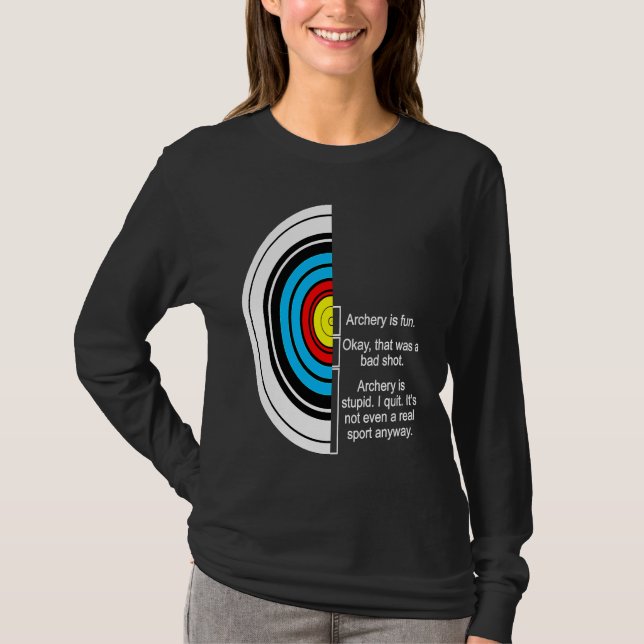 Arkeriförening Bow Archery Joke Hunting Hunt Arr T Shirt (Framsida)