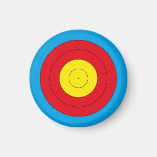 Arkerimål för rekurvbågar (FITA 20 cm) Magnet