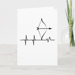 Arkeringshjärtslag Bow and Arrow Pulse Archer Kort