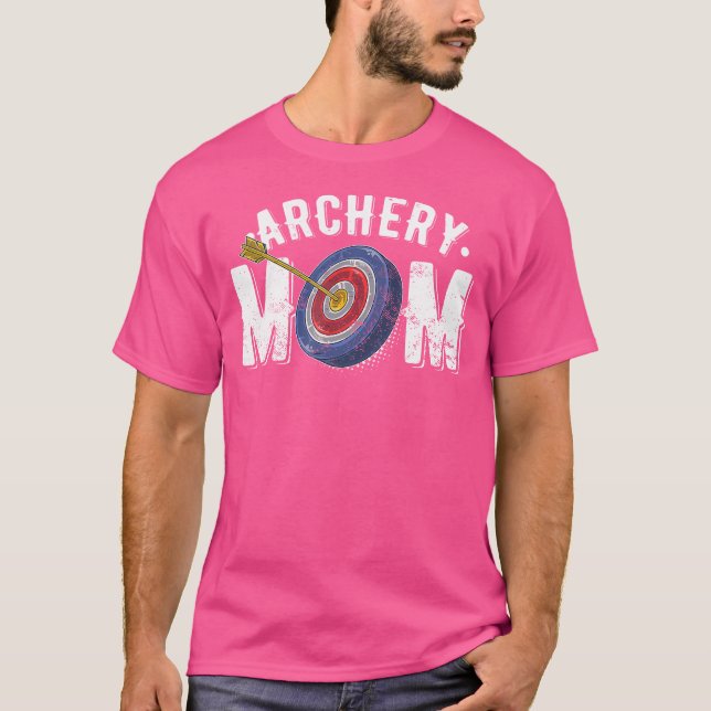 Arkery Mamma Bow Arrow Shooting Sports Hunter Wome T Shirt (Framsida)