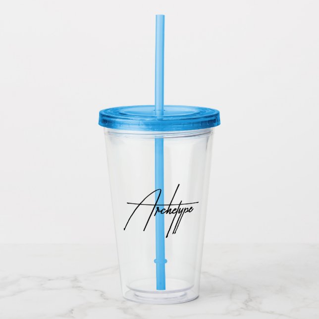 Arketyp Minimalistiskt Psykologiskt Koncept Take Away Mugg (Framsida)