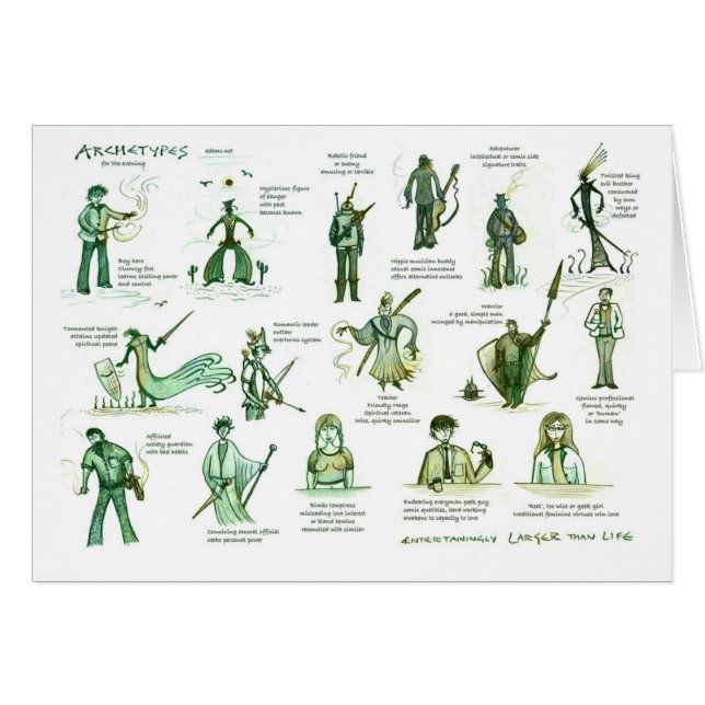 Arketypkort Hälsningskort (Framsidan Horizontal)