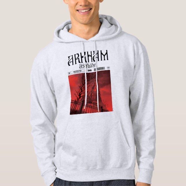 Arkham Asylum: Begränsad Hoodie (Framsida)