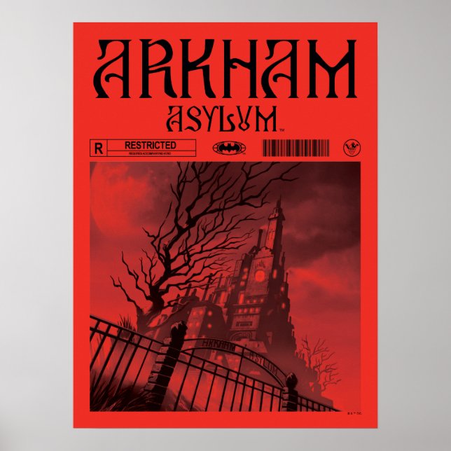 Arkham Asylum: Begränsad Poster (Framsidan)
