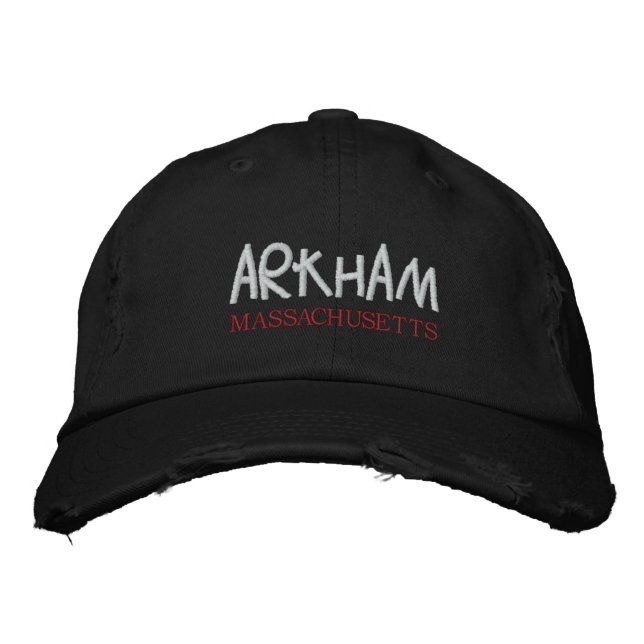 Arkham Baseball Cap Broderad Keps (Framsida)