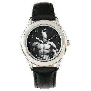 Arkham City Batman Black and White Wide Pose Armbandsur