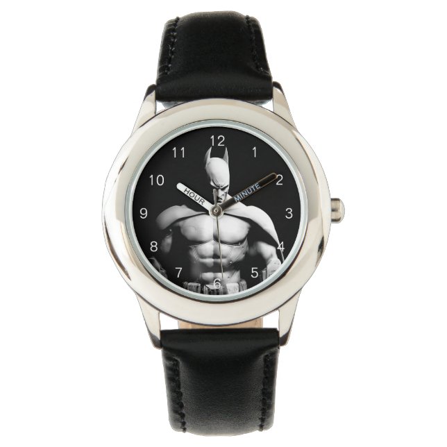 Arkham City | Batman Black and White Wide Pose Armbandsur (Framsida)
