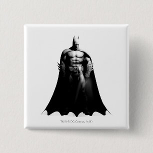 Arkham City   Batman Black and White Wide Pose Knapp