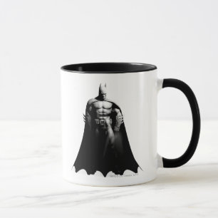 Arkham City Batman Black and White Wide Pose Mugg