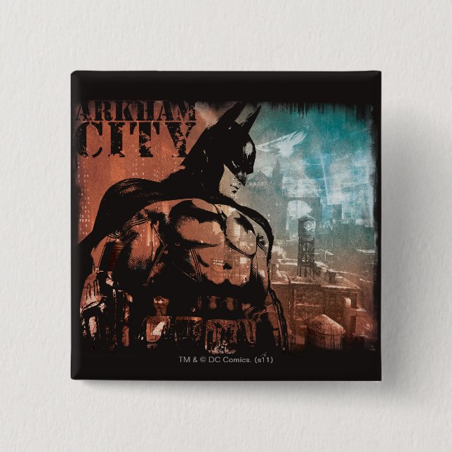 Arkham City Batman blandade media Knapp (Framsida)