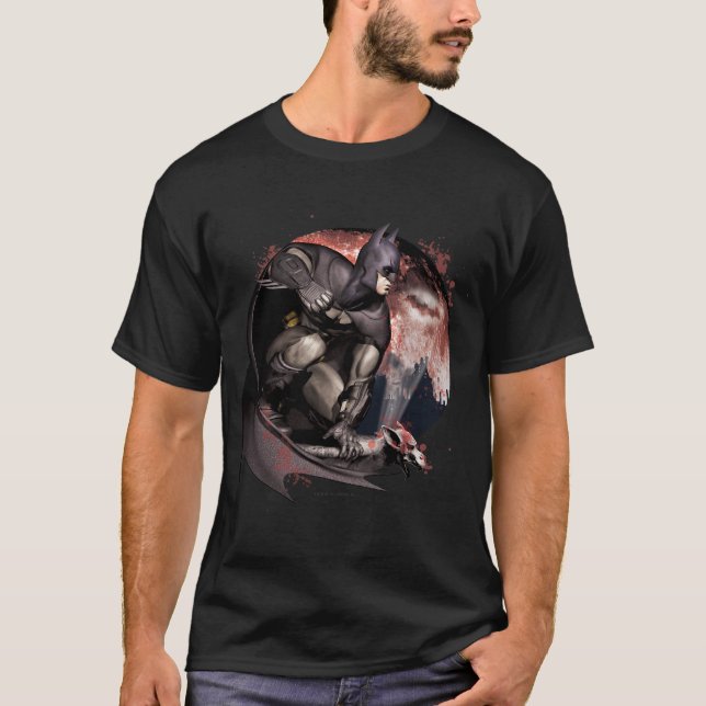 Arkham City Batman Måne Tee (Framsida)