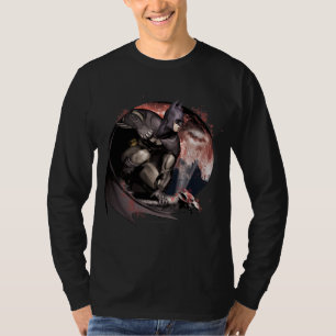 Arkham City Batman Måne Tee Shirt