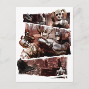 Arkham City Characters Trifold Vykort