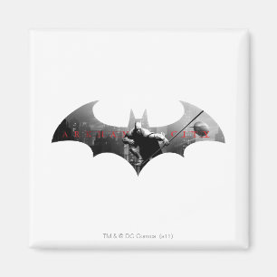 Arkham City Fladdermus Symbol Magnet