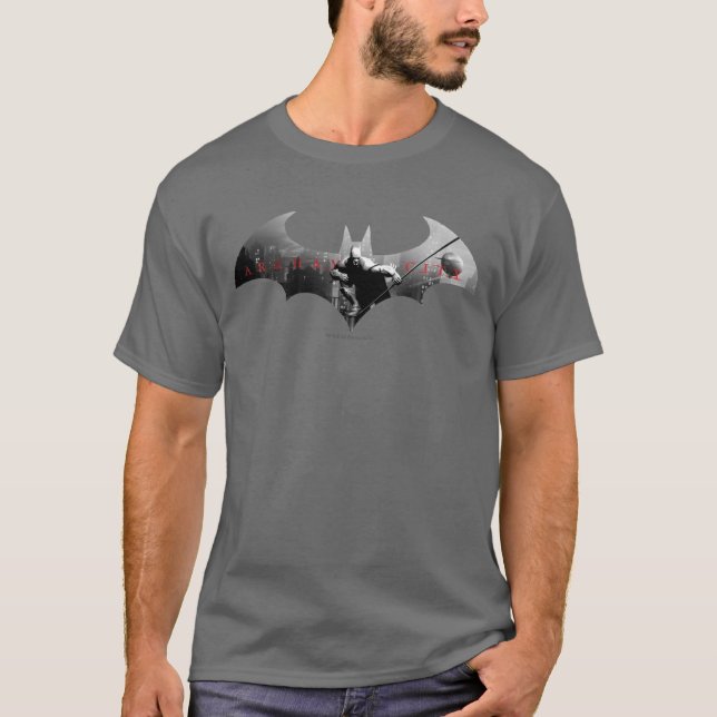 Arkham City Fladdermus Symbol Tröja (Framsida)