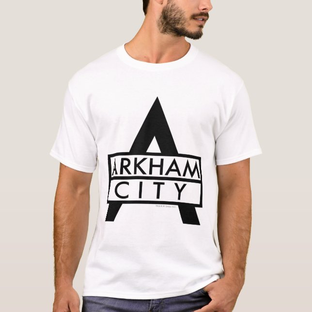 Arkham City Icon Tee Shirt (Framsida)