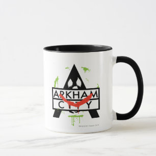 Arkham City Icon w/ Joker marks 2 Mugg