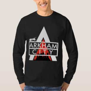 Arkham City Logotyp White Tee Shirt