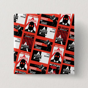 Arkham City Propaganda Mönster Knapp
