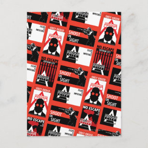 Arkham City Propaganda Mönster Vykort