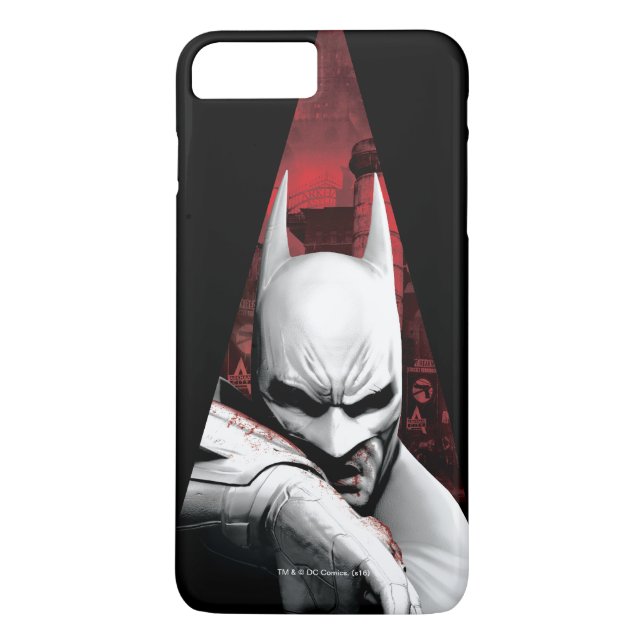 Arkham City Triangle Case-Mate iPhone Skal (Baksida)