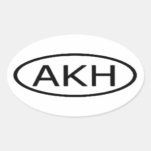 Arkham Ovalt Klistermärke